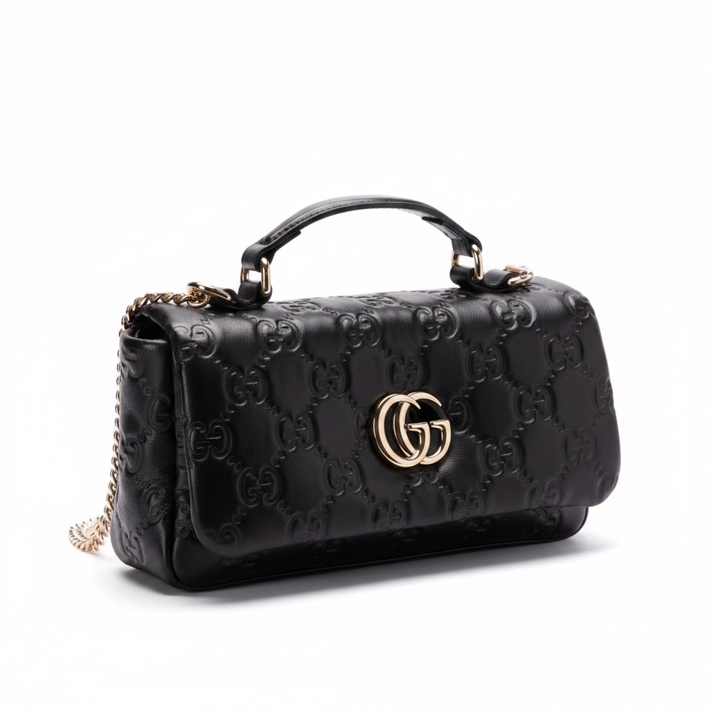 Gucci GG Milano mini top handle bag in black